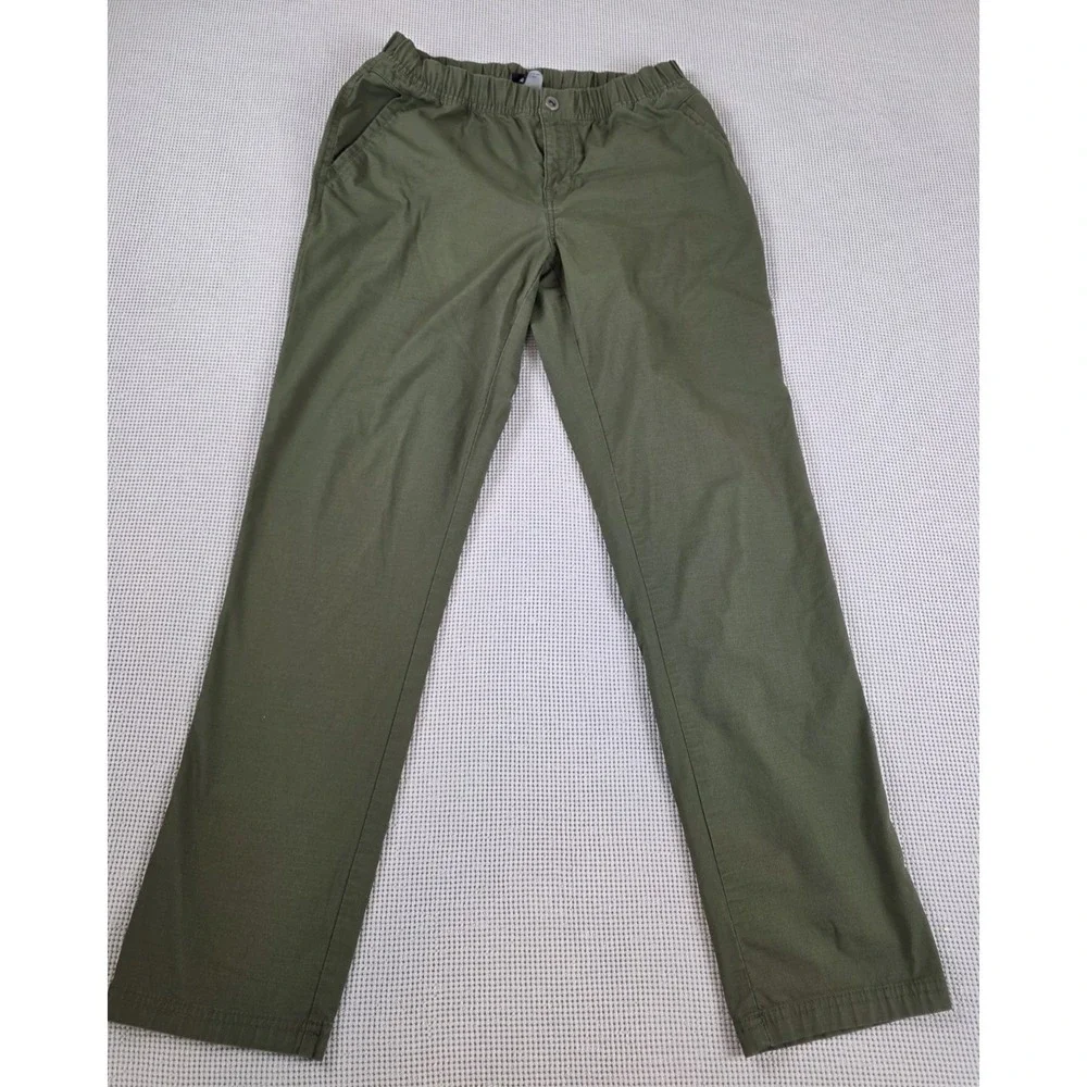 Prana Double Peak Jogger Pants Olive Green Women's Size 10 (104)